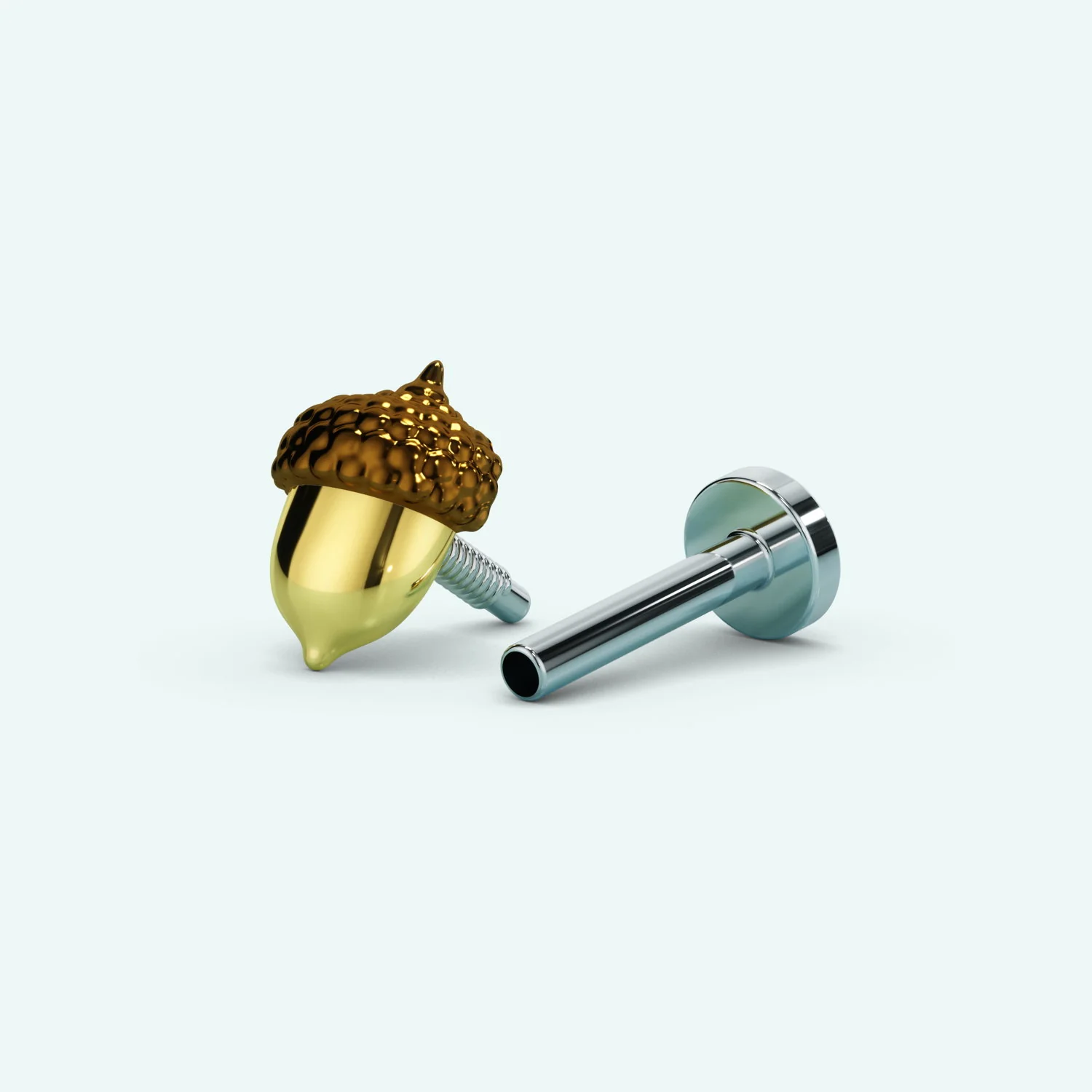 Acorn Flat Back Earring - Image 3