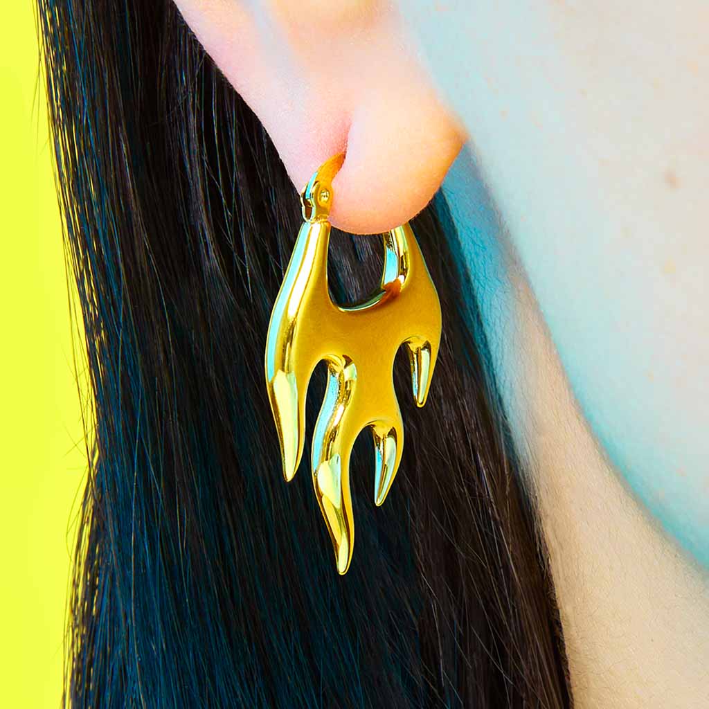 Flame Earrings - Image 4