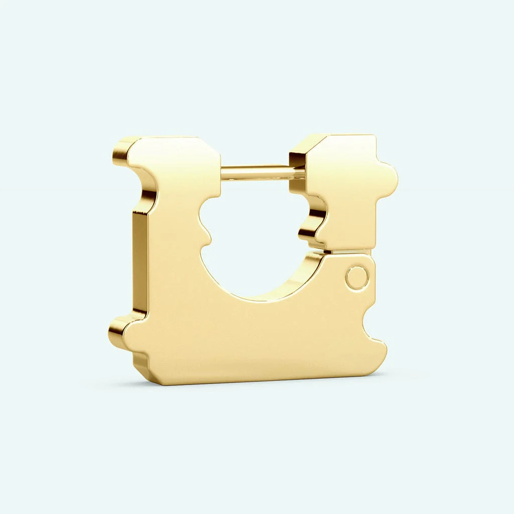 Mini Bread Tag Earring - Image 4
