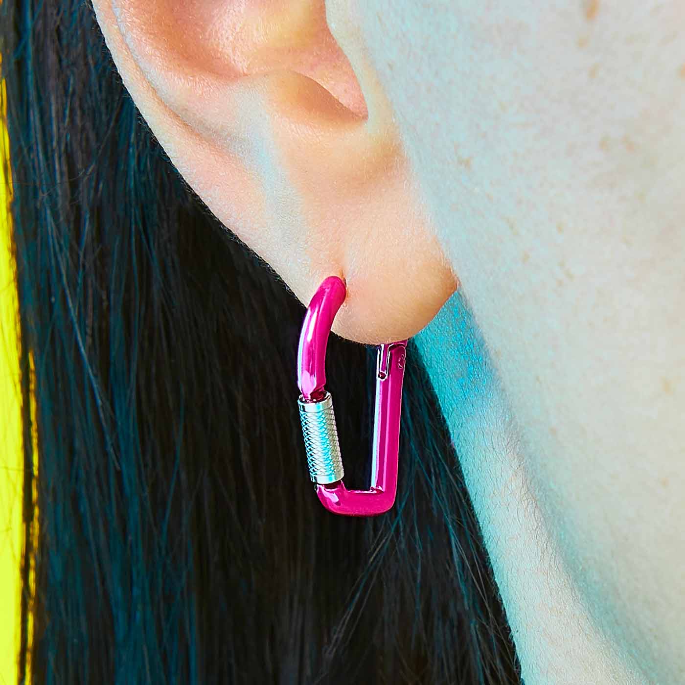 Mini Carabiner Earring - Image 3