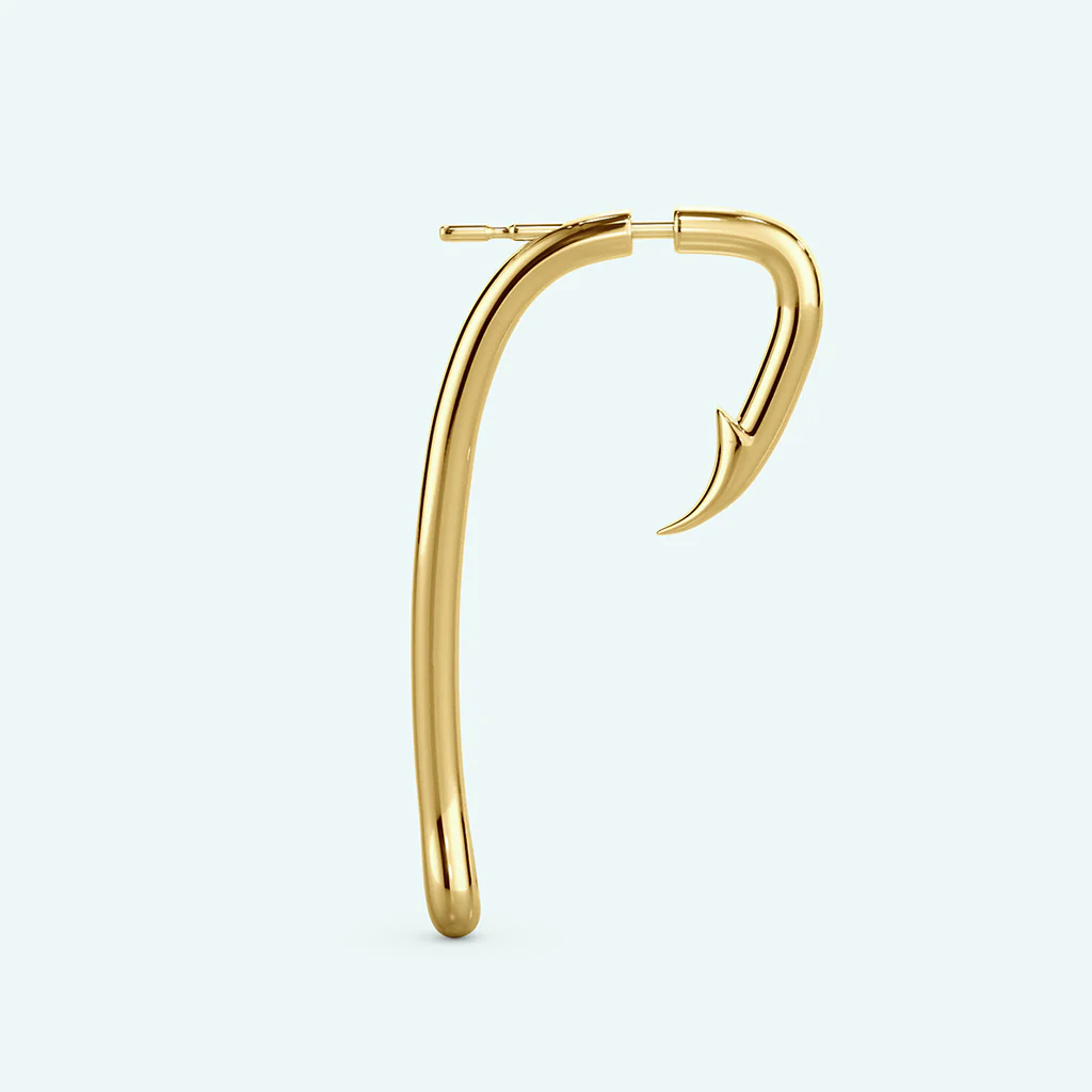 Mini Fish Hook Earring - Image 6