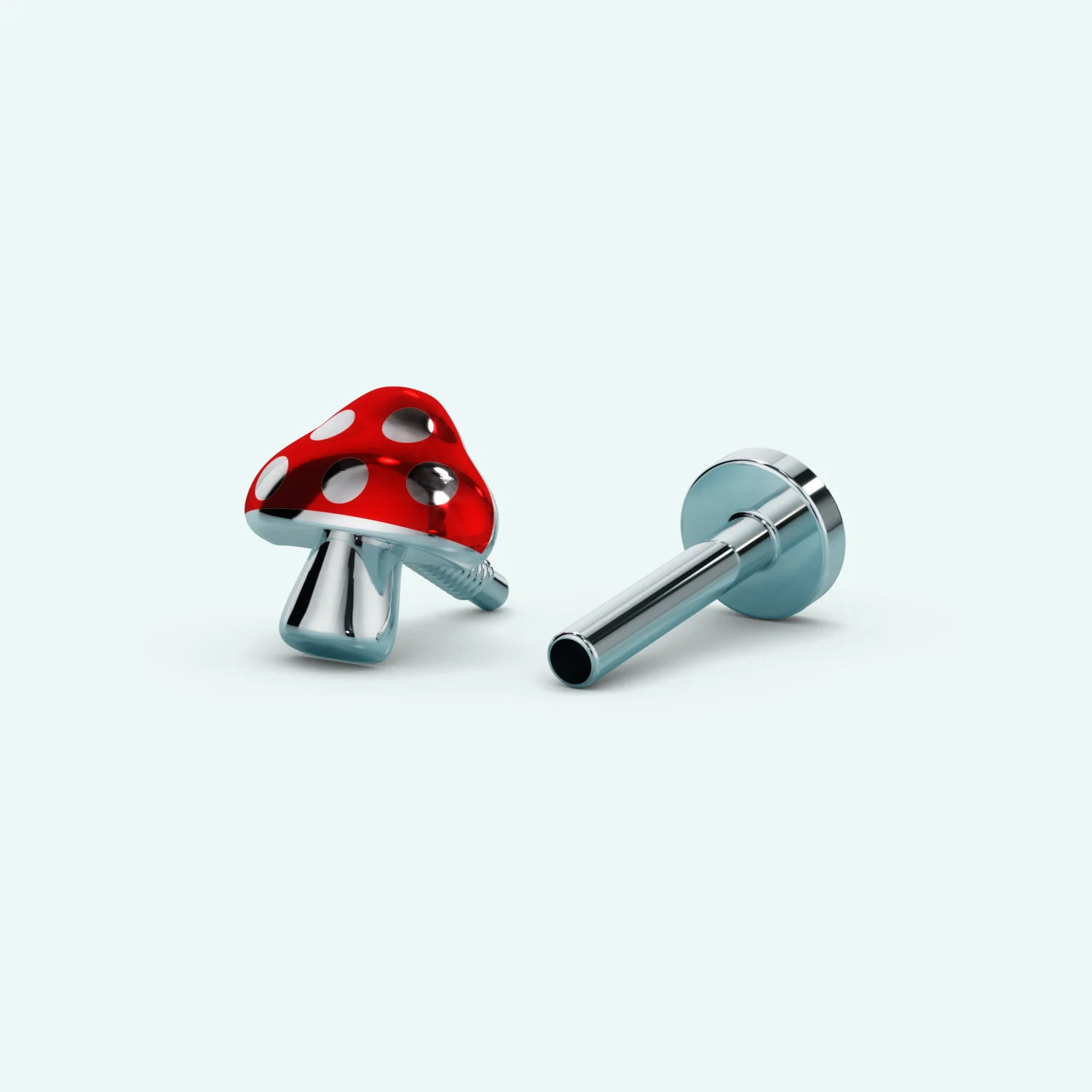 Mushroom Flat Back Earring - Image 3