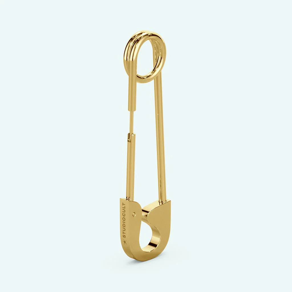 Oversized Safety Pin Earring - Image 6