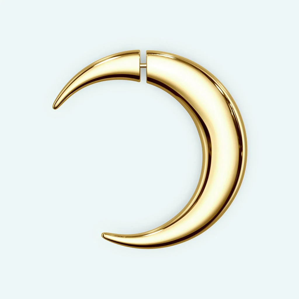 Pierced Moon Earring - Image 4