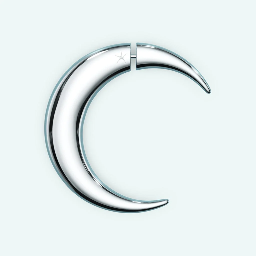Pierced Moon Earring - Image 6
